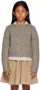 Детский бежевый кардиган Dallulah Bonpoint