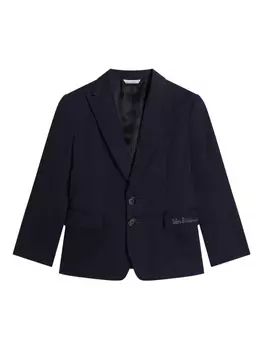 Детский блейзер с вышитым логотипом Dolce & Gabbana Dolce & Gabbana Kids, синий