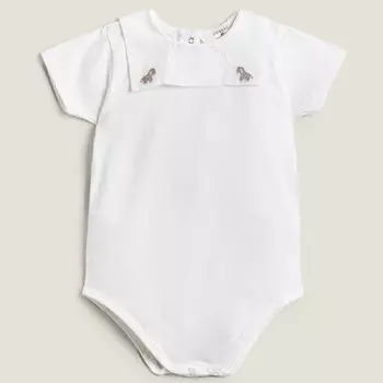 Детский боди-комбинезон Zara Home Donkey, белый