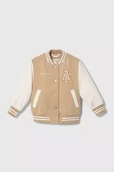 Детский бомбер Abercrombie & Fitch, бежевый