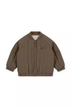 Детский бомбер Konges Sljd, коричневый