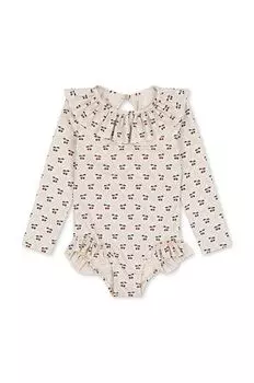 Детский цельный купальник Konges Sljd, розовый