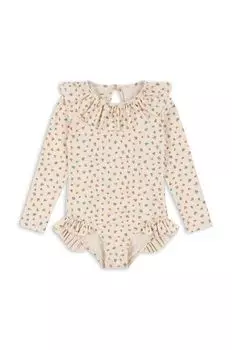 Детский цельный купальник Konges Sljd, бежевый