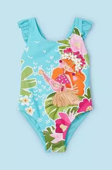 Детский цельный купальник Mayoral, зеленый