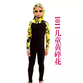 Детский цельный купальник Shark Bart, летний купальник, детский гидрокостюм, быстросохнущий детский детский купальник с цветочным принтом и орхидеей, размер S-2XL SBART