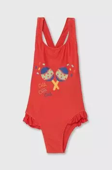 Детский цельный купальник Zippy, оранжевый