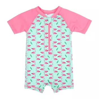 Детский цельный рашгард Leveret, цвет Flamingo