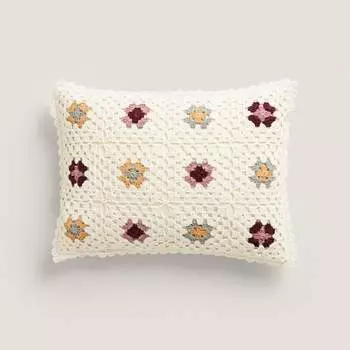 Детский чехол для подушки Zara Home Crochet, белый