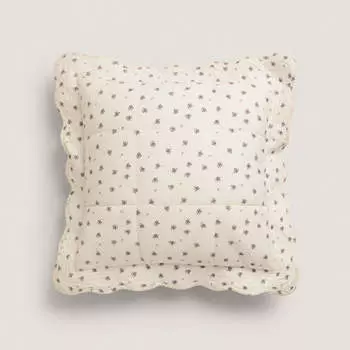 Детский чехол для подушки Zara Home Floral Print, белый