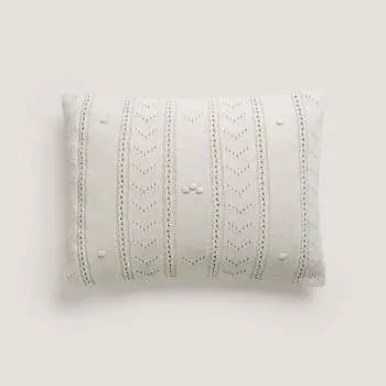 Детский чехол для подушки Zara Home Openwork, зеленый