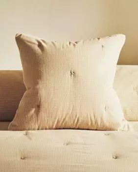 Детский чехол на подушку в клетку Zara Home, цвет Tan