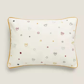 Детский чехол на подушку Zara Home DisneyMickey Mouse, кремоый