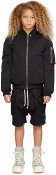 Детский черный пуховик Flight Bomber Rick Owens