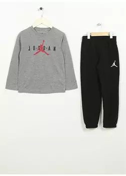 Детский черный спортивный костюм 85C911-023 JUMPMAN HBR VEST & PANT Nike, черный