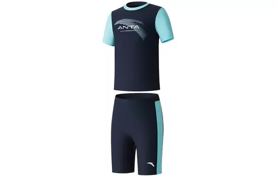 Детский детский купальник Anta, голубой