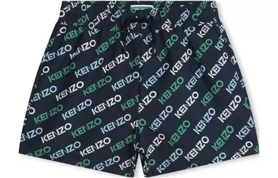 Детский детский купальник Kenzo, темно-синий
