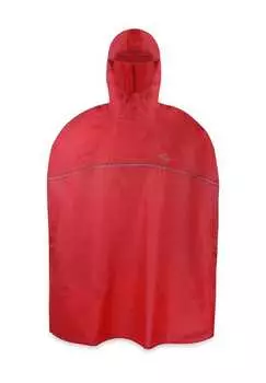 Детский дождевик-пончо Cherrapunji Kids Normani, красный