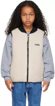 Детский двусторонний флисовый жилет Off-White SUNDAY DONUT CLUB