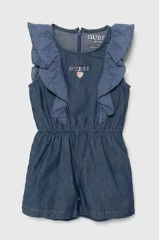 Детский джинсовый комбинезон Guess, синий