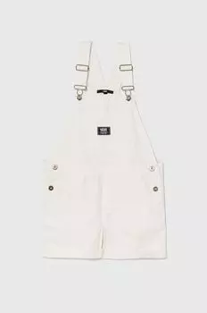 Детский джинсовый комбинезон Vans, белый