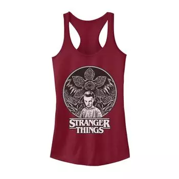Детский графический танк Netflix Stranger Things Eleven и Demogorgon Circle Licensed Character