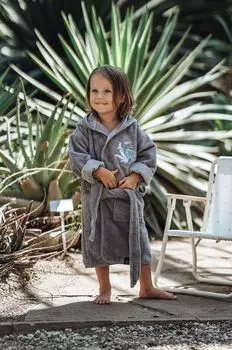 Детский халат La Millou, серый