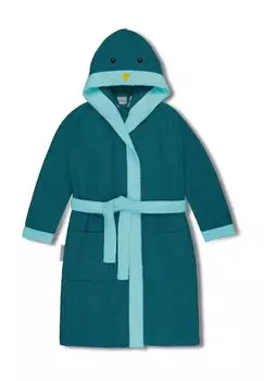 Детский халат "Малия" из натурального хлопка Normani, цвет Blau / Pinguin