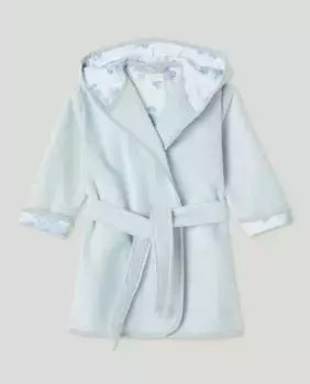 Детский халат с принтом для девочки Cotton Juice, синий