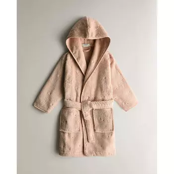 Детский халат Zara Home Star and Heart, розовый
