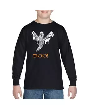 Лонгслив с надписью Word Art LA Pop Art, черный