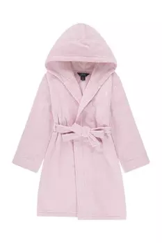 Детский хлопковый халат Polo Ralph Lauren, розовый