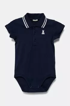 Детский хлопковый комбинезон United Colors Of Benetton, темно-синий