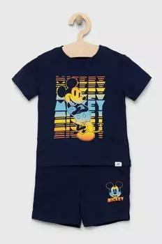 Детский хлопковый комплект GAP x Disney, темно-синий