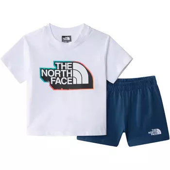 Детский хлопковый летний комплект для малышей The North Face, белый