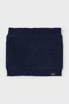 Детский хлопковый шарф Mayoral, темно-синий