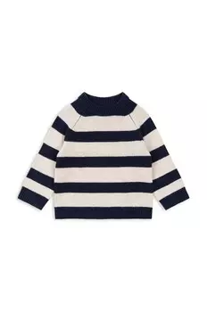 Детский хлопковый свитер Konges Sljd VITU KNIT BLOUSE, темно-синий