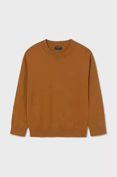 Детский хлопковый свитер Mayoral, оранжевый