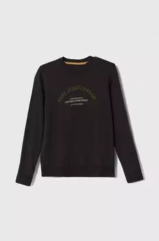 Детский хлопковый свитер Pepe Jeans, серый