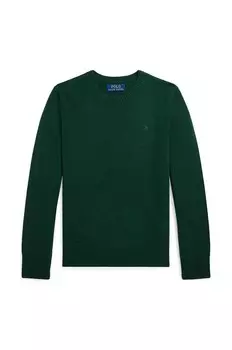 Детский хлопковый свитер Polo Ralph Lauren, зеленый