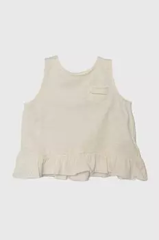 Детский хлопковый топ Zippy, белый