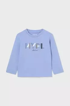 Детский хлопок с длинными рукавами Mayoral, синий