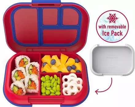 Детский холодный ланч-бокс Bentgo, красный