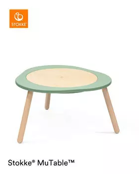 Детский игровой стол mutable Stokke, зеленый/белый