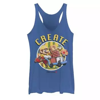 Детский игровой танк Nintendo Super Mario Maker 2 «Create» Circle Graphic Tank Licensed Character