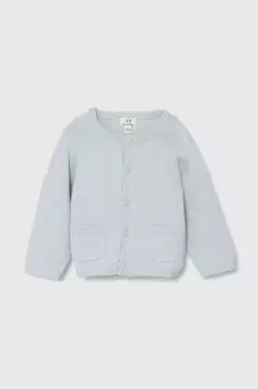 Детский кардиган из хлопка Zippy, синий