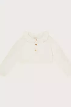 Детский кардиган крючком Monsoon, бежевый