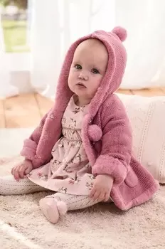 Детский кардиган Mayoral Newborn, розовый
