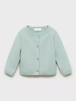 Детский кардиган menta Mango, цвет Aqua