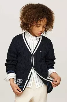 Детский кардиган Tommy Hilfiger, темно-синий