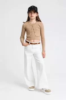 Детский кардиган Twinset, бежевый